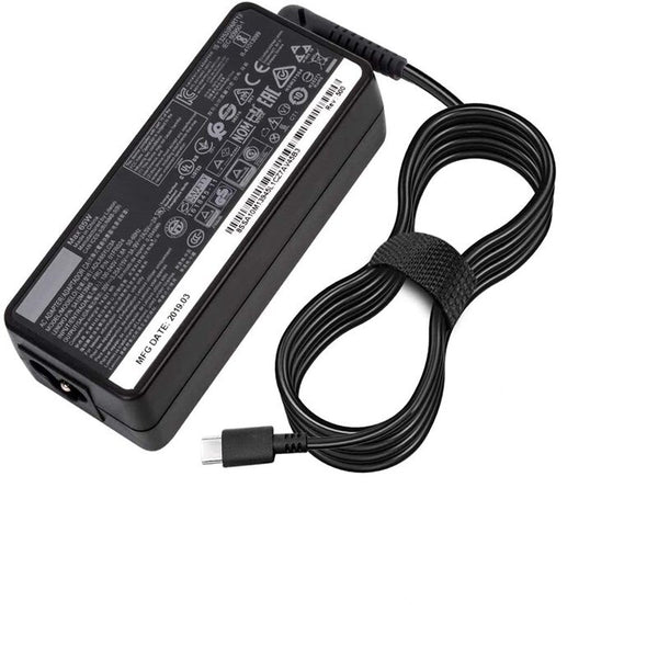 65W AC Charger for Lenovo ThinkPad ADLX65YCC3D ADLX65YLC3D Laptop Type C Adapter Power Cord