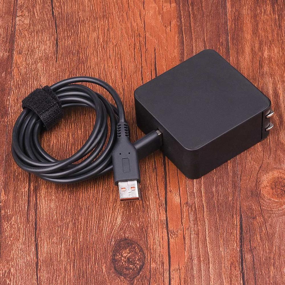 Original Charger 65W Square AC Charger for Lenovo Yoga 45N0267 45N0278 Laptop Power Supply Adapter Cord