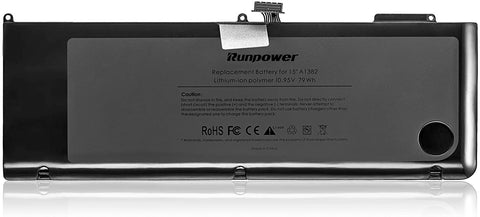 Original Genuine New Laptop Battery for A1382 A1286 (only for Core i7 Early 2011 Late 2011 Mid 2012) Unibody MacBook Pro 15 inch[Li-Polymer]