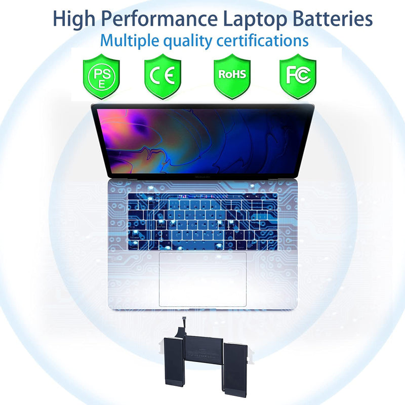 Original Genuine A1965 Laptop Battery for MacBook Air 13 Inch A1932 A2179 2018 2019 2020 Version[11.4V 55Wh/4800mAh]