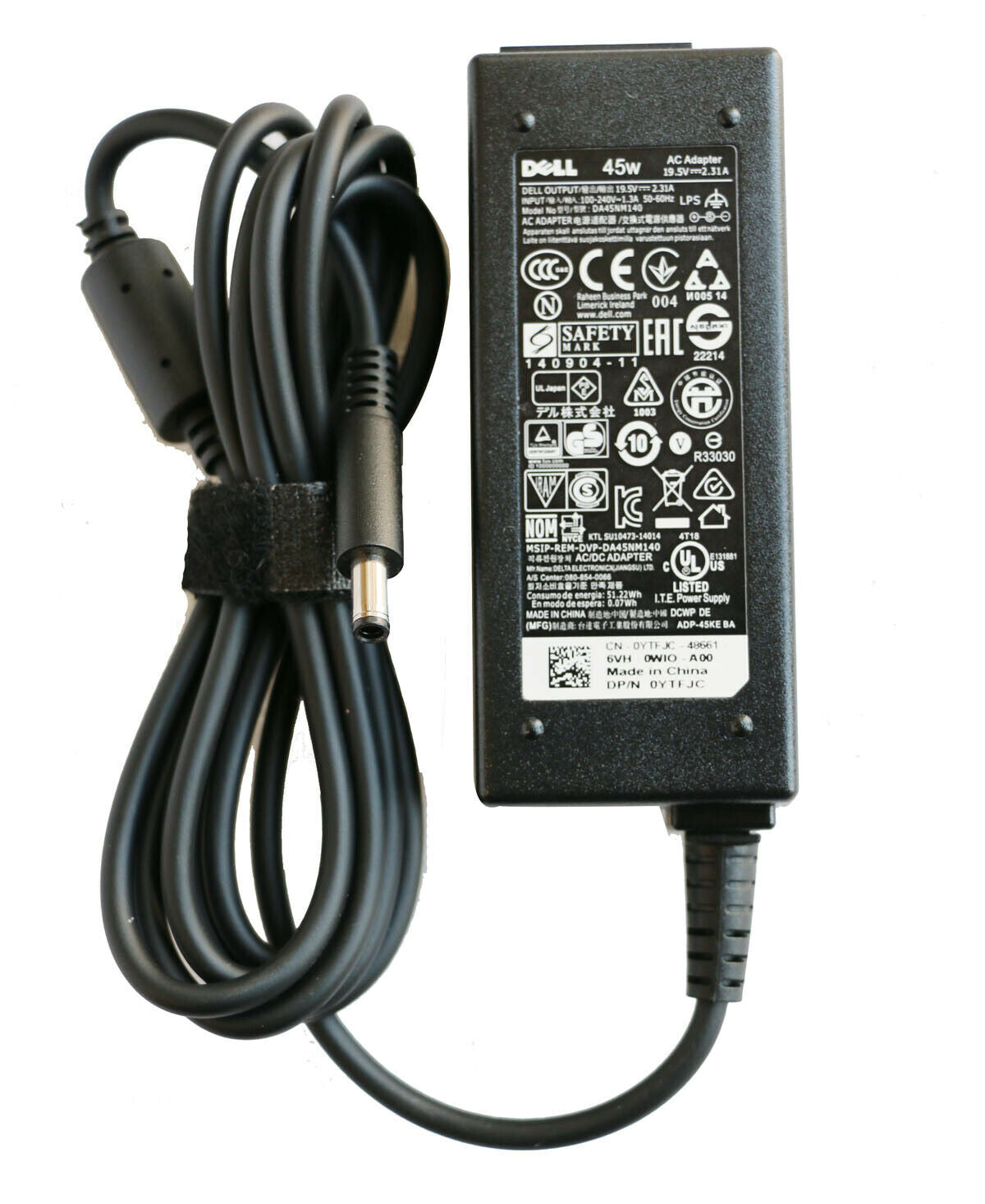 Original Dell XPS 13 L321x L322X AC Adapter Charger 19.5V 2.31A 45W Power Supply Charger