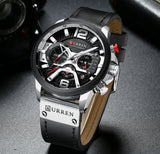 Luxury Military Leather Watch