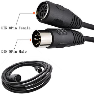 8PIN DIN Extention speaker Audio Cable Male to Female 8 pin to 8p 0.5m 1.5m 3m