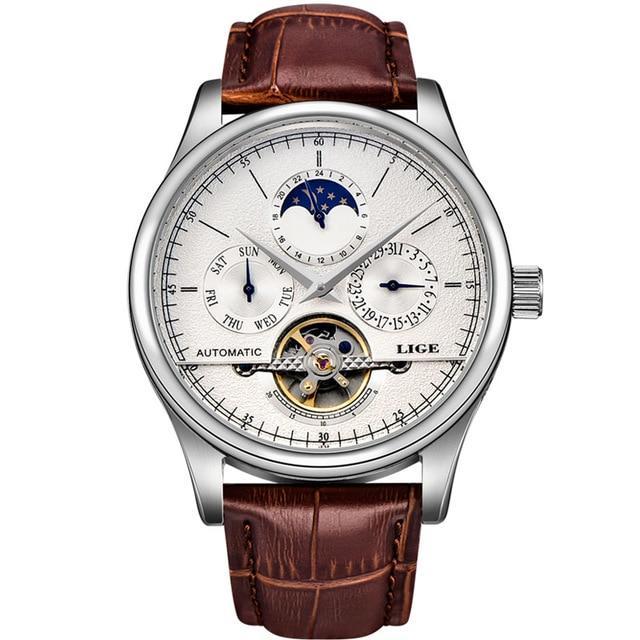 LIGE SYED AUTOMATIC MECHANICAL TOURBILION WATCH