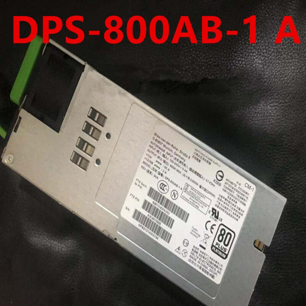 Almost New Original PSU Power Supply Fujitsu RX2530 RX2540 M1 M2 800W Switching Power Supply DPS-800AB-1 A S26113-E574-V53