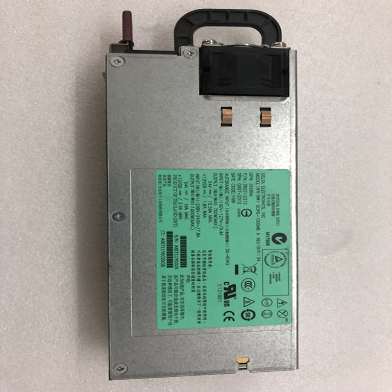 Almost New Original PSU Power Supply HP 980G7 1000W Switching Power Supply EDPS-1000AB A 0957-2312 J9580A