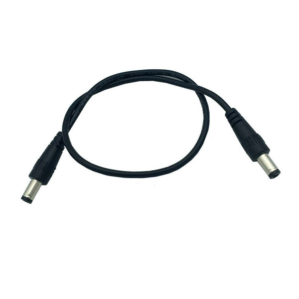 DC extension cable wire0.35M male to Male connector 5.5*2.1 cable 5.5*2.1 male to male wire Black 35cm
