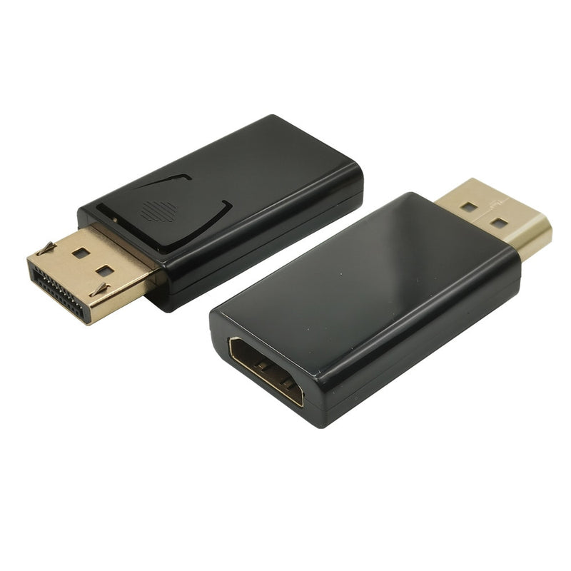 DP to HDMI-compatible Adapter DisplayPort to HDTV Display Port Male Converter Cable Adapter Video Audio Connector for HDTV PC