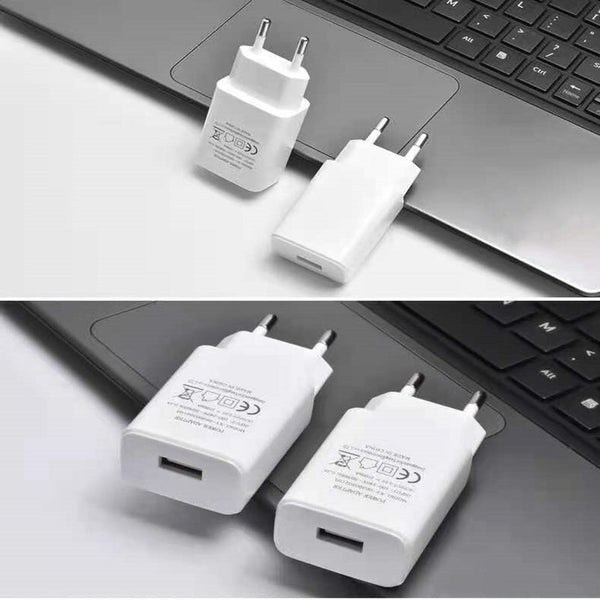 2-Pack 2A EU Charger Power Adapter Charging Plug for  iPhone Samsung Huawei Xiaomi LG Google Motorola