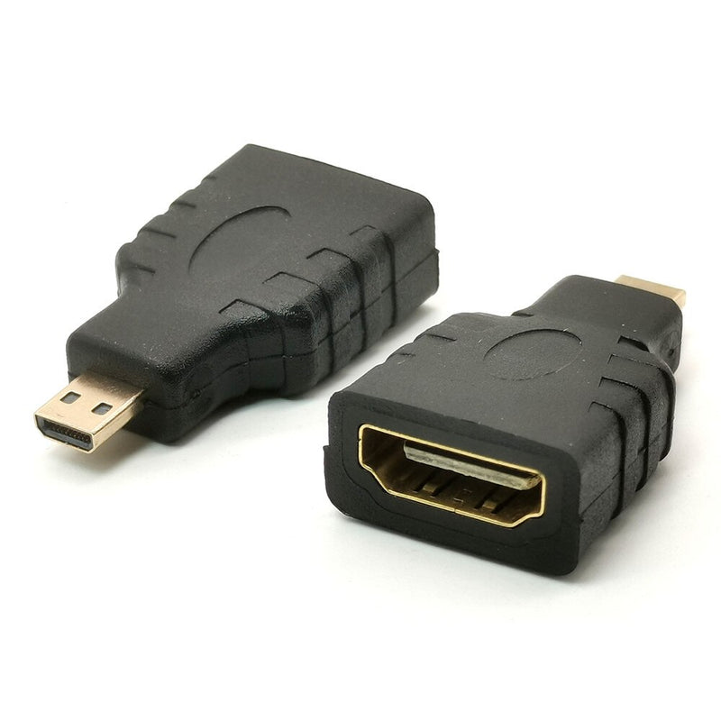 HDMI-compatible Micro HDMI Male to HDMI Female Adapter Right Angled 90 Degree Adaptor