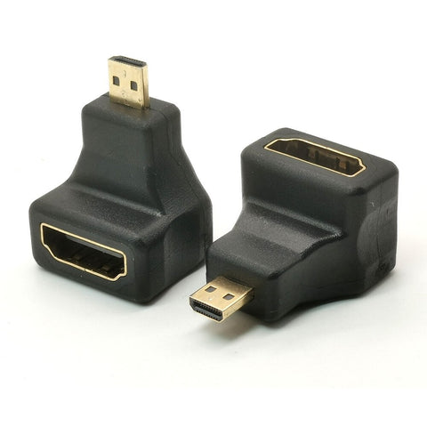 HDMI-compatible Micro HDMI Male to HDMI Female Adapter Right Angled 90 Degree Adaptor