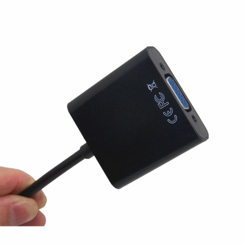 HDMI-compatible to VGA adapter Digital to Analog Video Audio Converter Cable 1080p for Xbox 360 PS3 PS4 PC Laptop Box Projector