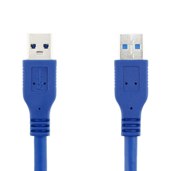High Speed Blue USB 3.0 A type Male to Male USB Extension Cable AM TO AM  4.8Gbps Support USB 2.0 0.3M 0.6M 1M 1.5M-5M