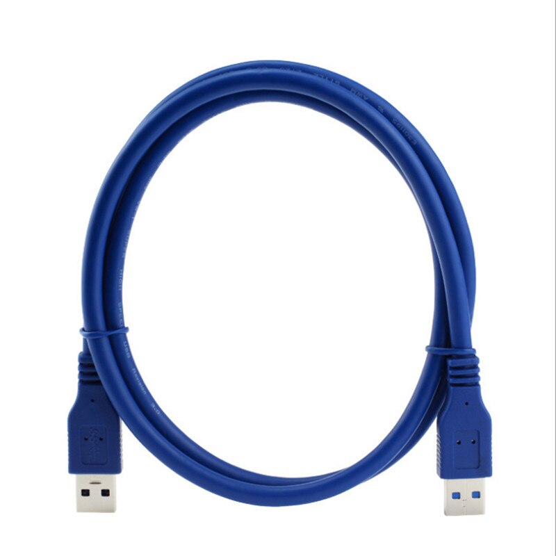 High Speed Blue USB 3.0 A type Male to Male USB Extension Cable AM TO AM  4.8Gbps Support USB 2.0 0.3M 0.6M 1M 1.5M-5M
