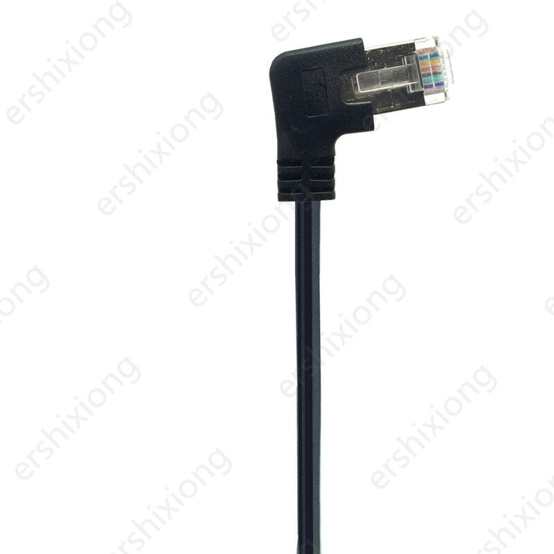 Lan Cable RJ45 Male to Female Extend Cord RJ45 Ethernet CableScrew Panel Mount Left Right Angled 90 Degree UP&Down 0.3m 0.6m