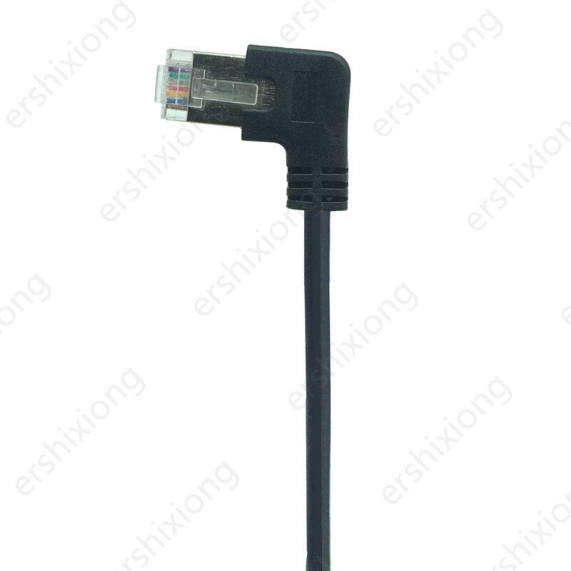 Lan Cable RJ45 Male to Female Extend Cord RJ45 Ethernet CableScrew Panel Mount Left Right Angled 90 Degree UP&Down 0.3m 0.6m