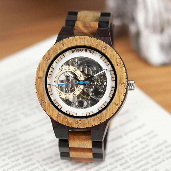 Mechanistic Wooden Watch