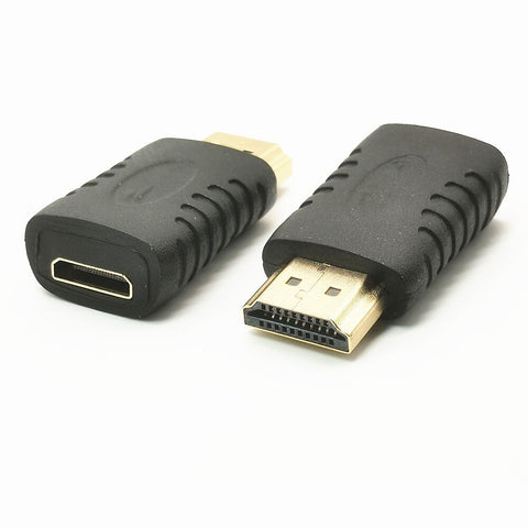 Mini HDMI-compatible C Type Female to HDMI-compatible 1.4 A Type Male video audio Adapter connector