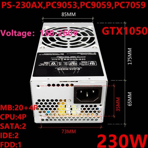 New Original PSU For 1Stplayer TFX 537 545 560 580 620 20 230S S5R6 5R1 525 505S 230W Power Supply PS-230AX PC9053 PC9059 PC7059