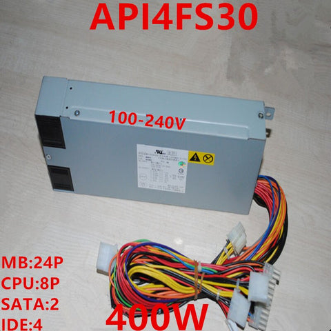 New Original PSU Power Supply Asus Acbel 1U RS120-E3 TAITO2 400W Switching Power Supply API4FS30
