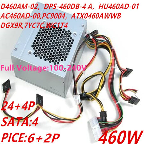 New Original PSU Power Supply DELL 7100 8100 8300 8700 460W Power Supply D460AM-02 H460AD-00 WC1T4 DM1RW D460EM-00 PC9004 ATX0460AWWB