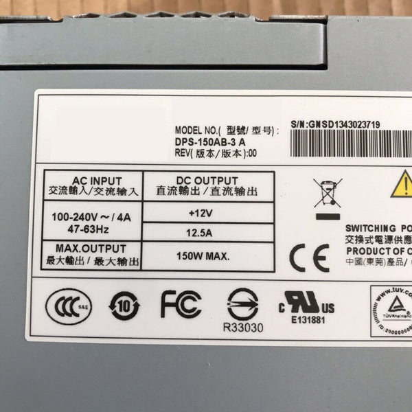 NEW Power Supply  Original PSU For Dahua DVR NVR 20Pin SATA*8 150W Switching Power Supply DPS-150AB-3 A DPS-150AB-3 B
