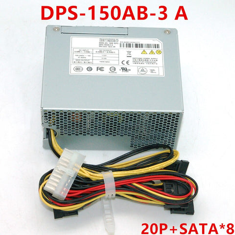NEW Power Supply  Original PSU For Dahua DVR NVR 20Pin SATA*8 150W Switching Power Supply DPS-150AB-3 A DPS-150AB-3 B