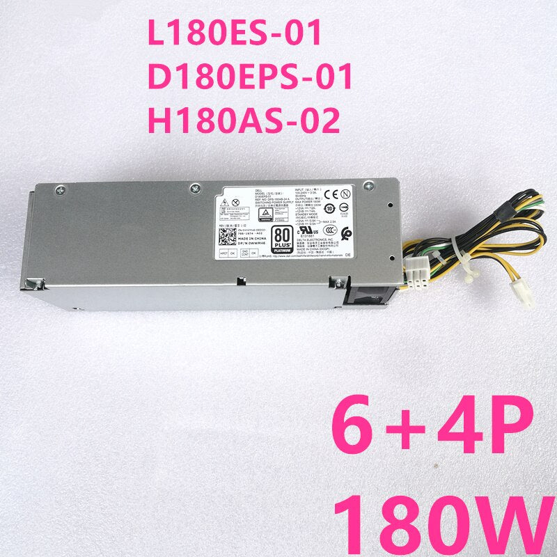 New Original PSU Power Supply Dell 3050 5050 7050 3668 3669 6Pin 180W Power Supply L180ES-01 L180AS-00 D180EPS-01 H180AS-02 HU180ES-01