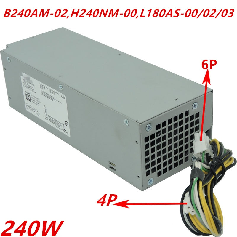 New Original PSU Power Supply Dell 3250 3252 3267 3668 3669 3040 3046 3050 5040 7040 6Pin 240W Power Supply B240AM-02 H240NM-00 H240ES-02