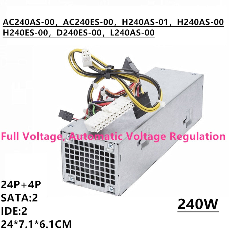 New Original PSU Power Supply Dell 390 790 990 3010 7010 9010 240W Power Supply 3WN11 L240AS-00 H240AS-00 H240AS-01 AC240AS-01 H240ES-00