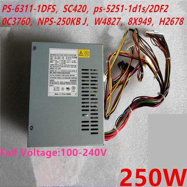 NEW Power Supply  Original PSU For Dell GX260 280 4700 250W Power Supply PS-6311-1DFS ps-5251-1d1s PS-4221-2DF2 NPS-250KB J H2678 HP-P2507FWP3