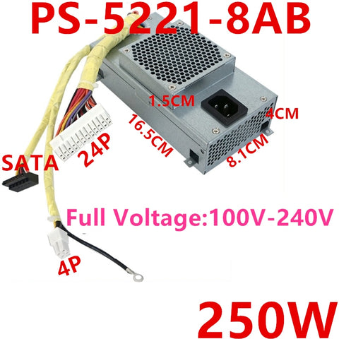 New Original PSU Power Supply Dell HP Liteon AIO 250W Switching Power Supply PS-5221-8AB