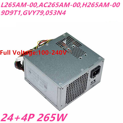 New Original PSU Power Supply Dell OptiPlex620 390 790 990 3010 7010MT 265W Power Supply L265AM-00 AC265AM-00 H265AM-00 9D9T1 GVY79 053N4