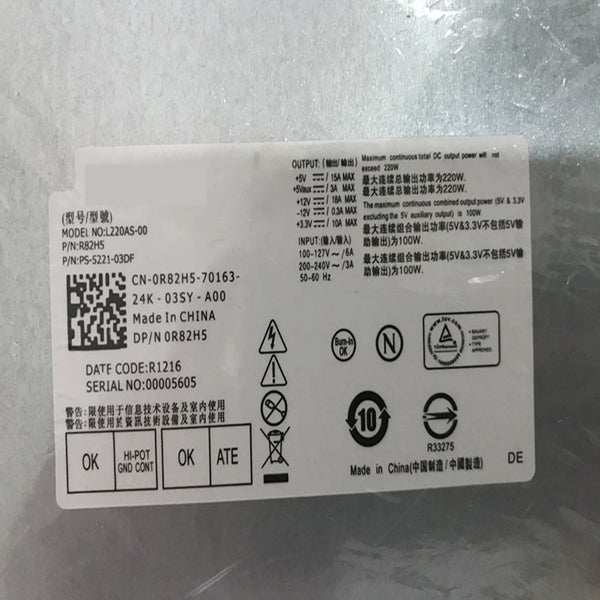 New Original PSU Power Supply Dell Vostro270s Inspiron3647 660s 220W Power Supply DPS-220UB A DPS-220UB-5A DPS-220UB-2 A CPBO9-D220R