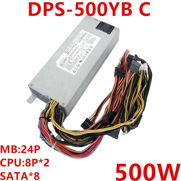 NEW Power Supply  Original PSU For Delta 1U 500W Switching Power Supply DPS-500YB C