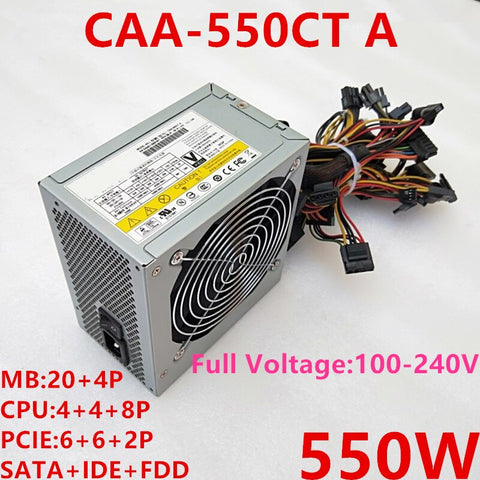 New Original PSU For Delta 550W Switching Power Supply CAA-550CT A