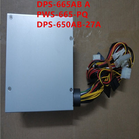 NEW Power Supply  Original PSU For Delta 665W Switching Power Supply DPS-665AB A PWS-665-PQ DPS-650AB-27A