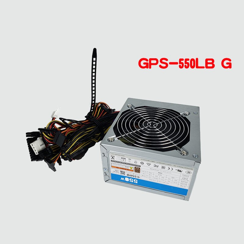 NEW Power Supply  Original PSU For Delta 80plus Gold 550W Switching Power Supply GPS-550LB G