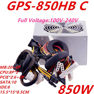 NEW Power Supply  Original PSU For Delta 80plus Platinum ATX 800W Switching Power Supply GPS-850HB C