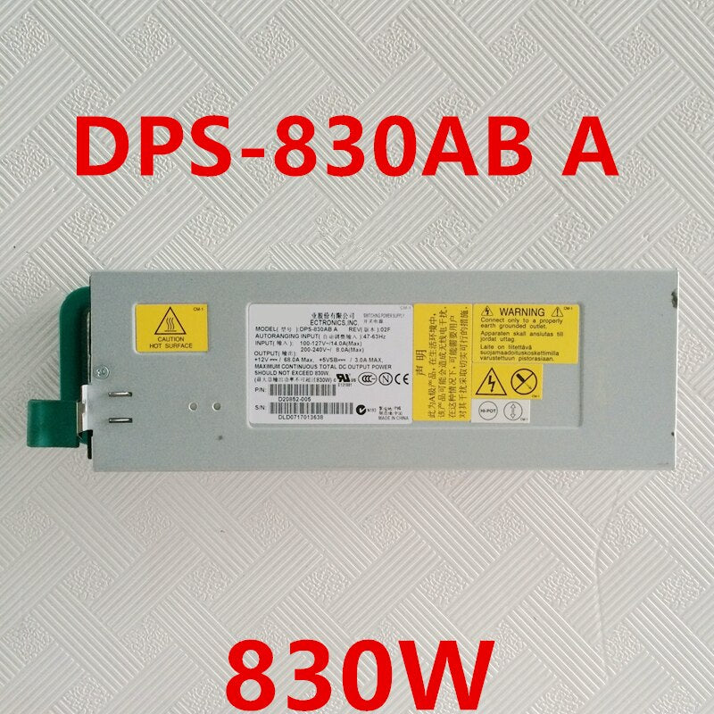 New Original PSU For Delta 830W Switching Power Supply DPS-830AB A
