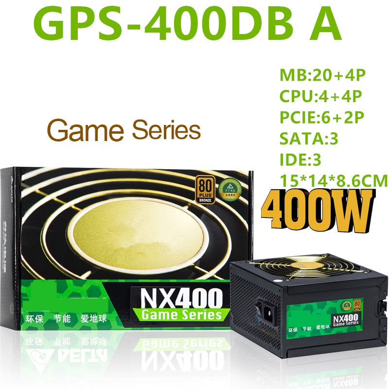 New Original PSU For Delta Brand NX400 80plus Bronze Full Voltage Silent Game Host Power Supply 400W Power Supply GPS-400DB A