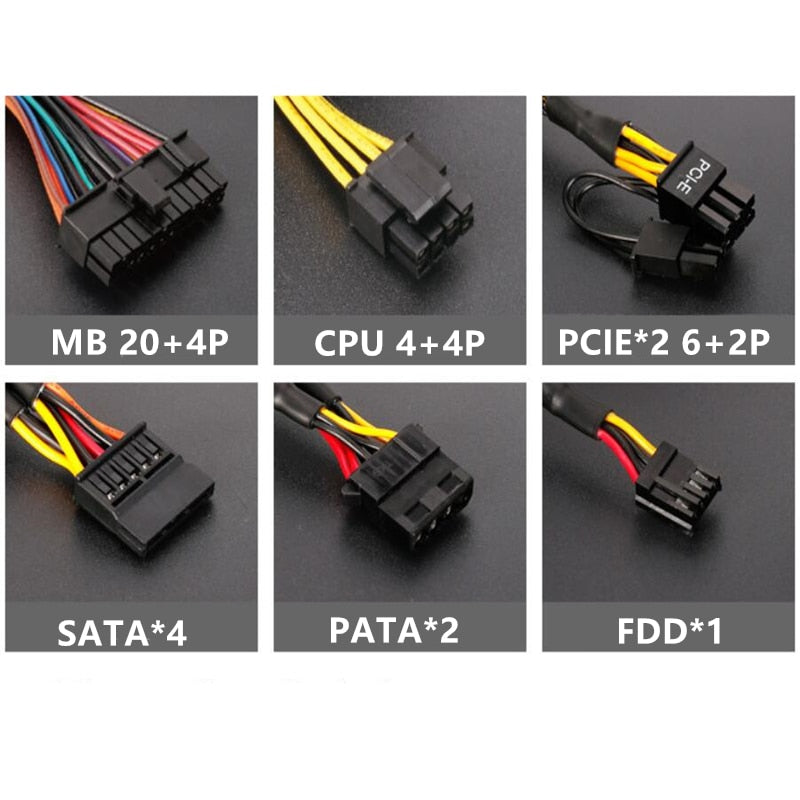 New Original PSU For Delta Brand VX400 Mute Wide Desktop Computer Power Supply Rated 400W Peak 500W Power Supply GPS-400EB A