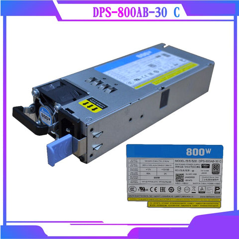 NEW Power Supply  Original PSU For Delta CRPS 800W Switching Power Supply DPS-800AB-30 C
