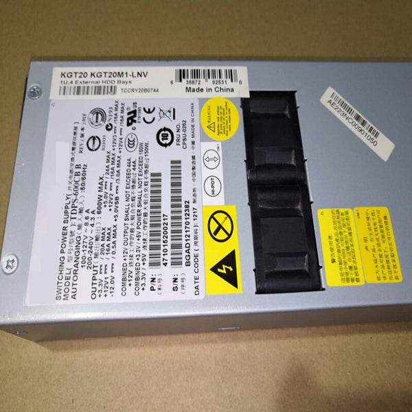 NEW Power Supply  Original PSU For Delta R510 R520 G7 600W Switching Power Supply TDPS-600CB B 36001787
