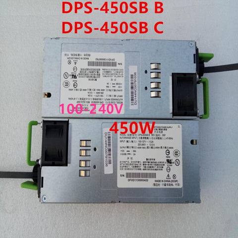 New Original PSU For Delta RX200S7 RX300S7 450W Switching Power Supply DPS-450SB B DPS-450SB C