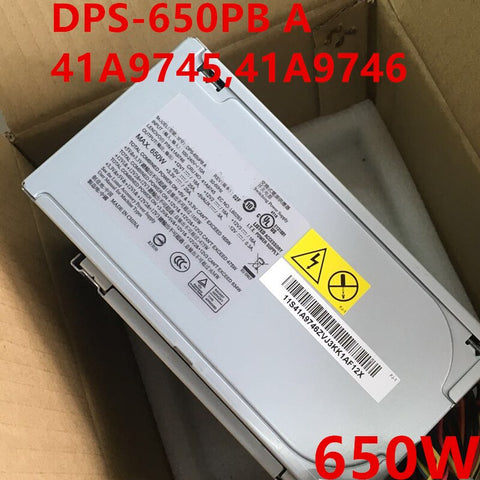 NEW Power Supply  Original PSU For Delta S10 650W Switching Power Supply DPS-650PB A 41A9745 41A9746