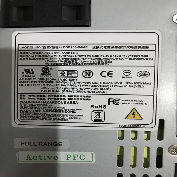 New Original PSU Power Supply FSP 1U 180W Switching Power Supply FSP180-50MP