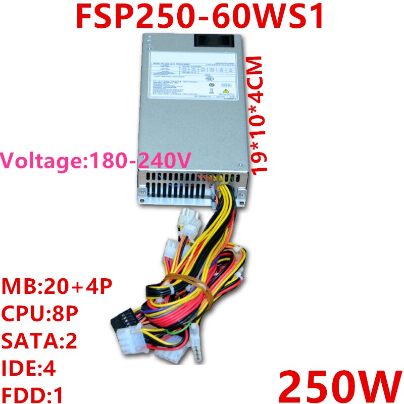 New Original PSU Power Supply FSP 1U 250W Switching Power Supply FSP250-60WS1