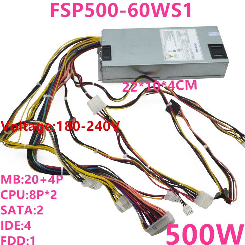New Original PSU Power Supply FSP 1U 500W Switching Power Supply FSP500-60WS1