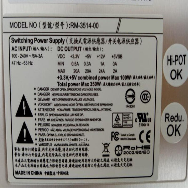New Original PSU Power Supply FSP 350W Switching Power Supply RM-3514-00
